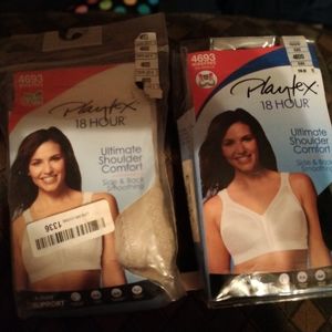 Brand new 2 Playtex 18-hour bra set 48 DD
